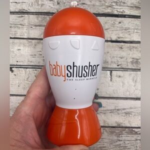 Baby Shusher Orange and White The Sleep Miracle Sound Machine